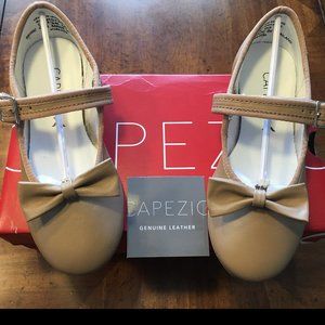Capezio Tan Children's Mary Jane Tap Shoes 11.5